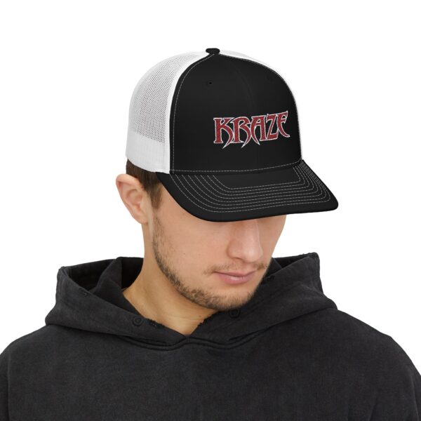KRAZE Embroidered Snapback Trucker Cap - Bold Style for Everyday Adventures - Image 3